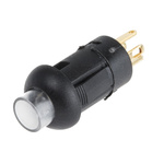 RS PRO Illuminated Miniature Push Button Switch, Momentary, PCB, 8mm Cutout, SPST, Red LED, 30V dc