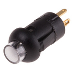 RS PRO Illuminated Miniature Push Button Switch, Momentary, PCB, 8mm Cutout, SPST, Green LED, 30V dc