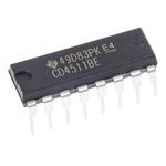Texas Instruments CD4511BE, Decoder, 16-Pin PDIP