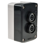 Schneider Electric Spring Return Push Button Control Station, Polycarbonate, Green, Red, I/O, IP66, IP67, IP69K