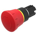 EAO 45 Series Twist Release Emergency Stop Push Button, Panel Mount, 22mm Cutout, IP66, IP67, IP69K