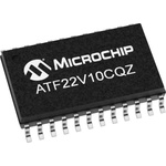 Microchip ATF22V10CQZ-20XU, SPLD Simple Programmable Logic Device ATF22V10CQZ 10 Macro Cells, 22 I/O, ISP, 12ns CMOS