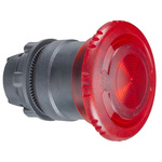 Schneider Electric ZB5 Series Twist Release Illuminated Emergency Stop Push Button, Panel Mount, 22mm Cutout