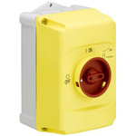 Yellow Plastic Push Button Enclosure -