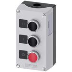 Siemens Control Station Switch, Metal, Black, Red, IP66, IP67, IP69