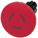 Siemens 3SU1 Series Twist Release Illuminated Emergency Stop Push Button, Panel Mount, 22mm Cutout, IP66, IP67, IP69
