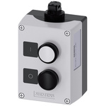 Siemens Control Station Switch, Plastic, Black, White, IP66, IP67, IP69