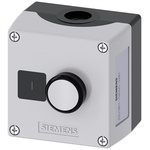 Siemens Push Lock Control Station Switch - 1 NO, Plastic, White, I, IP66, IP67, IP69