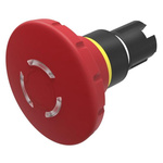 EAO 45 Series Twist Release Illuminated Emergency Stop Actuator, Panel Mount, 22mm Cutout