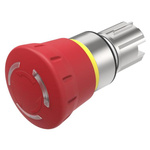 EAO 45 Series Twist Release Illuminated Emergency Stop Actuator, Panel Mount, 22mm Cutout