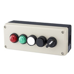 Idec Grey Polycarbonate FB Enclosure - 5 Hole 22mm Diameter