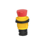 TE Connectivity Twist Release Emergency Stop Push Button, Panel Mount, 30.5mm Cutout, IP65