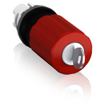 ABB Key Release Emergency Stop Push Button, Panel Mount, 22.5mm Cutout