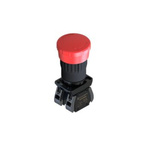 RS PRO Twist Release Emergency Stop Push Button, Panel Mount, 22mm Cutout, 1 NO + 1 NC, IP65