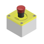 RS PRO Twist Release Emergency Stop Push Button, Surface Mount, 1NC, IP65