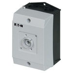 Eaton Black, White Plastic Enclosure - 1 Hole
