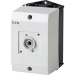 Eaton Black, White Plastic Enclosure - 1 Hole