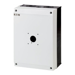 Eaton Black, White Plastic Enclosure - 1 Hole