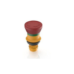 RAFI RAFIX 16 Series Latching Emergency Stop Push Button, Through Hole, 24.95mm Cutout, IP65