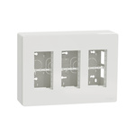 Schneider Electric White ABS New Unica Control Station Enclosure - 4 Hole