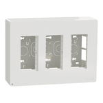 Schneider Electric White ABS New Unica Control Station Enclosure - 4 Hole