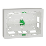 Schneider Electric White ABS New Unica Control Station Enclosure - 8 Hole
