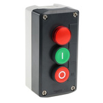 Schneider Electric Spring Return Enclosed Push Button, Polycarbonate, I, O, IP66, IP67, IP69K