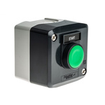 Schneider Electric Spring Return Enclosed Push Button - SPST, Polycarbonate, Green, START, IP66, IP67, IP69K