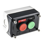 Schneider Electric Spring Return Enclosed Push Button - 1NC/1NO, Polycarbonate, Green, Red, START/STOP, IP66, IP67,