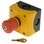 Eaton Key Release Control Station Switch - SPDT, Plastic, Red, IP67, IP69K