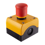 Eaton Pull Release Control Station Switch - SPDT, Plastic, 1 Cutouts, Red, Unmarked, IP66, IP69K