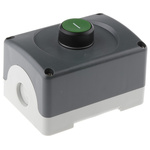 ABB Enclosed Push Button, Plastic, Green, IP66