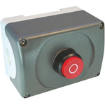 ABB Enclosed Push Button, Plastic, Red, IP66