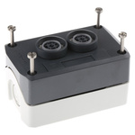 Schneider Electric Spring Return Enclosed Push Button, Polycarbonate, Black/White, Down Arrow, Up Arrow, IP66, IP67,