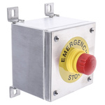 Craig & Derricott EMS Series Twist Release Emergency Stop Push Button, Surface Mount, 1NC, IP65