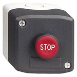 Schneider Electric Spring Return Push Button Control Station - SPST, Polycarbonate, IP66, IP67, IP69K