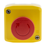 Schneider Electric Harmony XALK Series Twist Release Emergency Stop Push Button, Surface Mount, 40mm Cutout, 1NC, IP66,