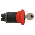 Schneider Electric Harmony XB5 Series Key Release Emergency Stop Push Button, Panel Mount, 22mm Cutout, SPDT