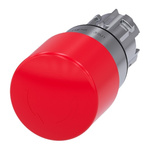 Siemens 3SU1 Series Twist Release Emergency Stop Push Button, Panel Mount, 22mm Cutout