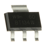 BT134W-600,115 | WeEn Semiconductors Co., Ltd Surface Mount, 4-pin, TRIAC, 600V, Gate Trigger 1.5V 600V