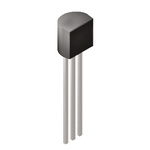 BC547CTFR | onsemi BC547C-ML NPN Transistor, 100 mA, 45 V, 3-Pin TO-92