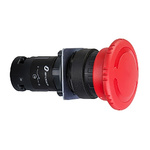 Schneider Electric XB7 Series Twist Release Emergency Stop Push Button, Panel Mount, 22mm Cutout, 1NC