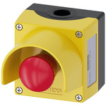 Siemens 3SU1 Series Twist Release Emergency Stop Push Button, Surface Mount, SPDT, IP66, IP67, IP69