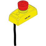 ABB Smile Series Twist Release Emergency Stop Push Button, Panel Mount, 32mm Cutout, 2NC