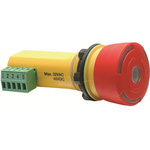ABB Twist Release Emergency Stop Push Button, Panel Mount, 22.5mm Cutout