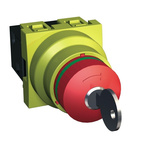 Schneider Electric Altira Series Key Release Emergency Stop Push Button, Surface Mount, IP44