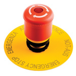 Eaton RMQ Titan M22 Series Latching Illuminated Emergency Stop Push Button, 22mm Cutout, IP69K