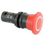 ABB 1SFA Series Pull Release Emergency Stop Push Button, Panel Mount, 22.5mm Cutout, SPDT, IP66, IP67, IP69K