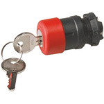 Schneider Electric Harmony XB5 Series Key Release Emergency Stop Push Button, 22mm Cutout, IP66, IP67, IP69K