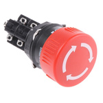 EAO Maintained Emergency Stop Push Button, Panel Mount, DPST, IP65